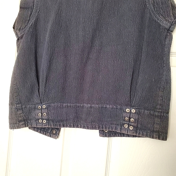 Vintage EXTRA Authentic Sportwear Denim Vest 80's - Picture 6 of 10